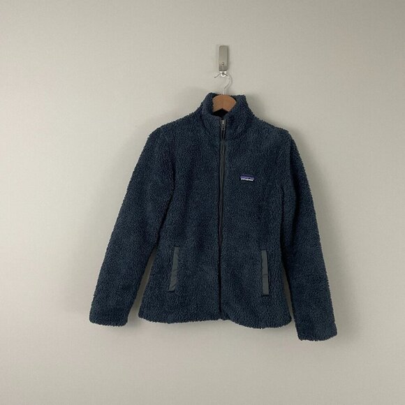 Patagonia Dark Gray Los Gatos Fleece Full Zip Jacket Size Small - Picture 1 of 7